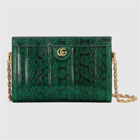 Borse Gucci in Serpente d'acqua Verde .